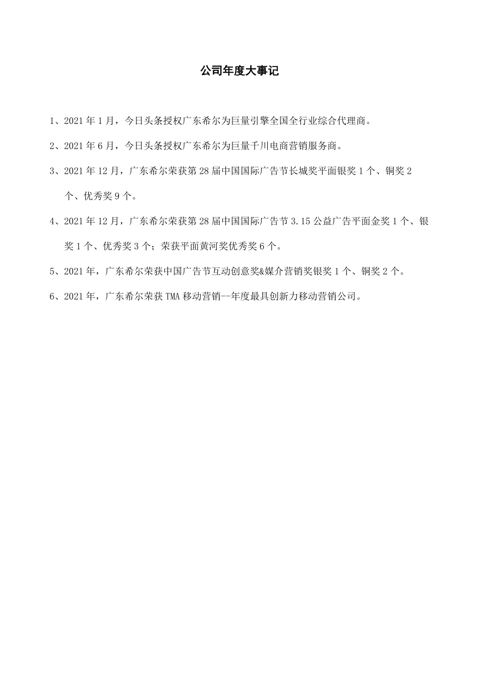 833016_2021_希尔传媒_2021年年度报告_2022-04-25.pdf_第2页