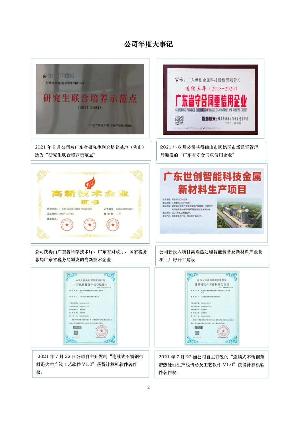 833136_2021_世创科技_2021年年度报告_2022-04-21.pdf_第2页