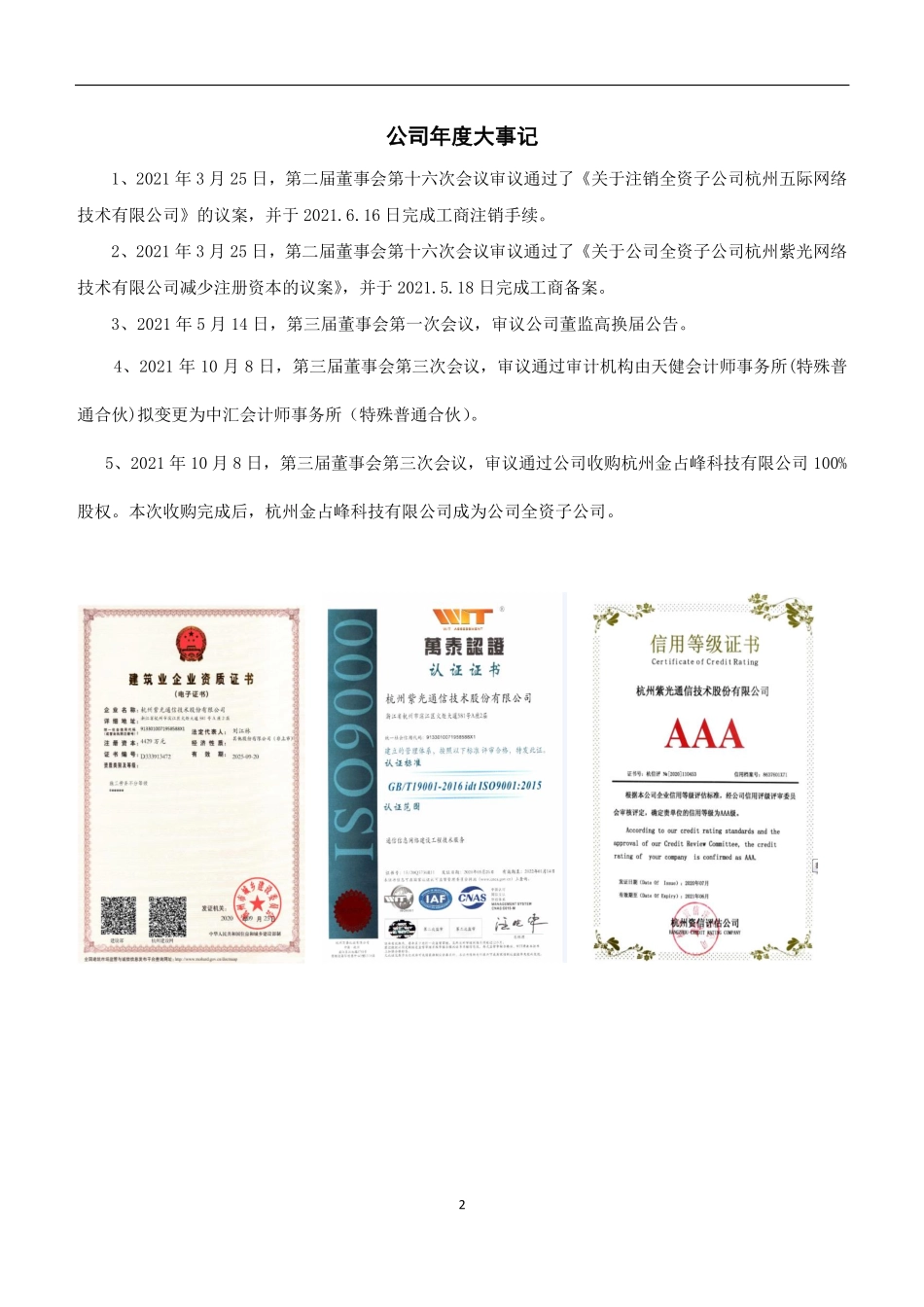 832894_2021_紫光通信_2021年年度报告_2022-05-30.pdf_第2页