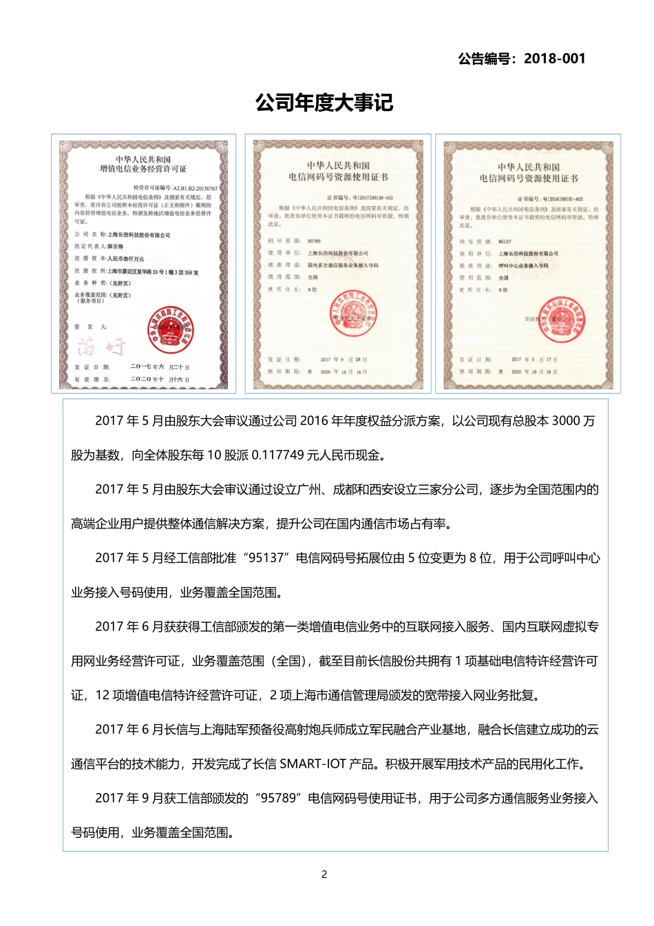 430611_2017_长信股份_2017年年度报告_2018-03-27.pdf_第2页