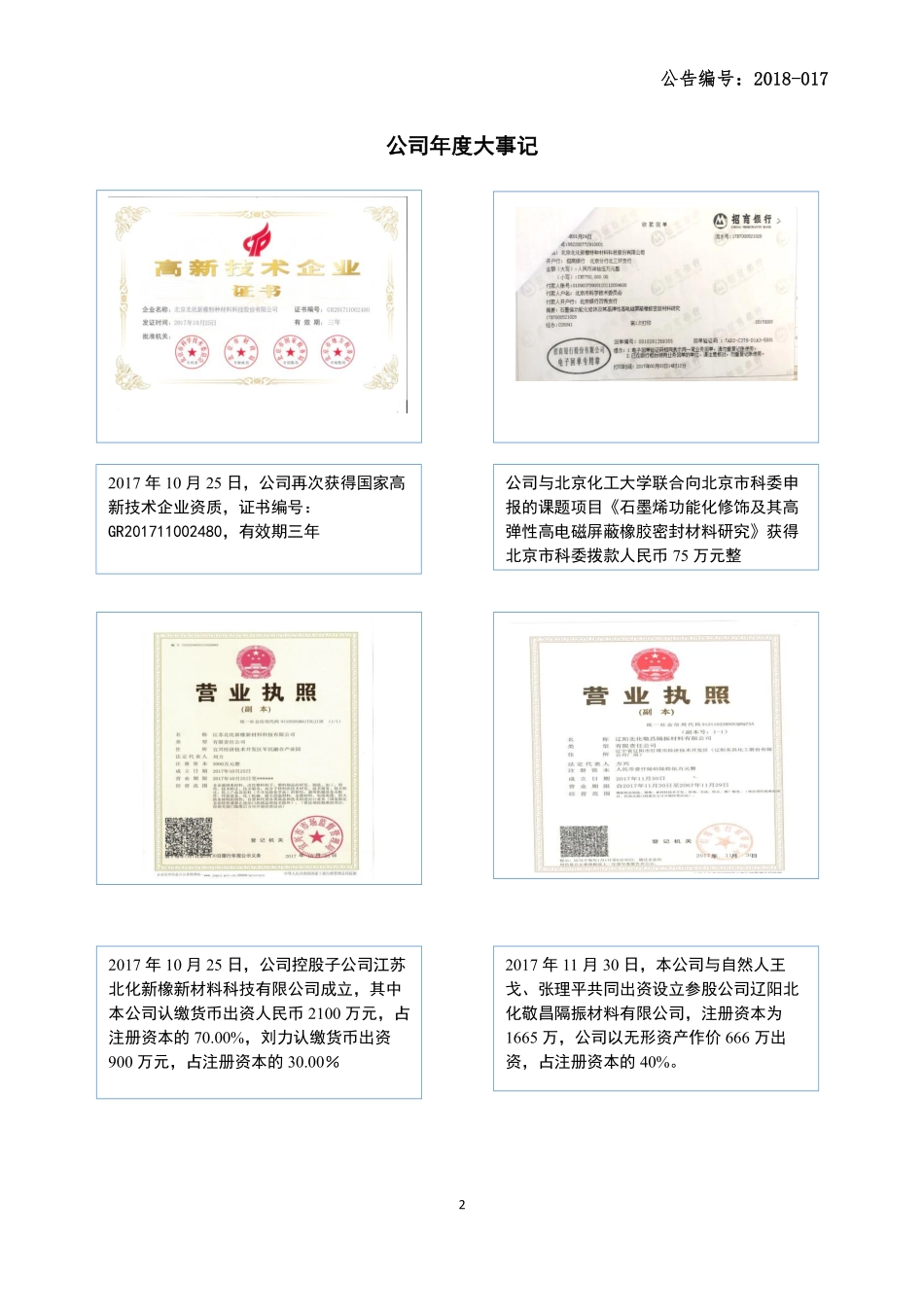 430314_2017_新橡科技_2017年年度报告_2018-04-03.pdf_第2页