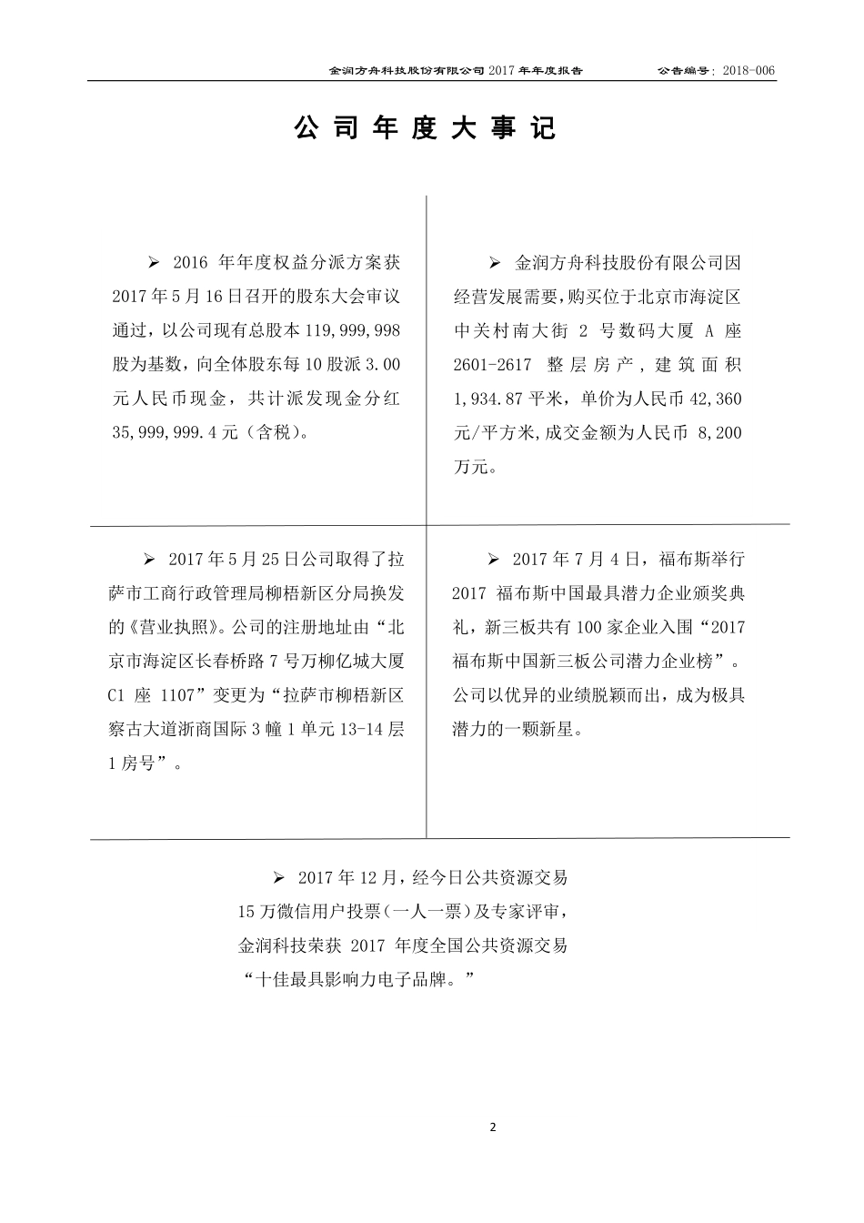 430120_2017_金润科技_2017年年度报告_2018-04-24.pdf_第2页