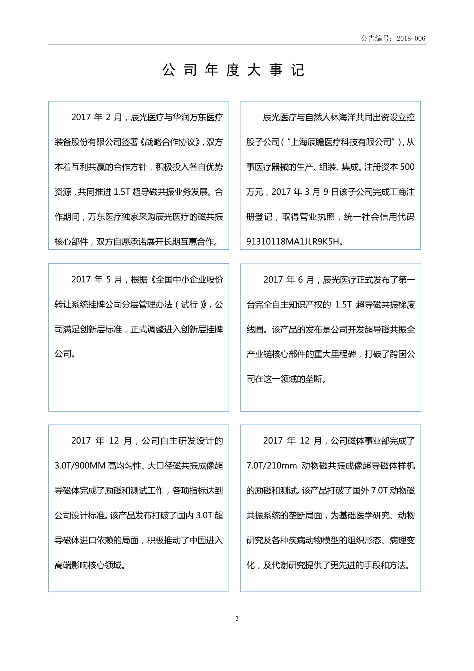 430300_2017_辰光医疗_2017年年度报告_2018-04-17.pdf_第2页