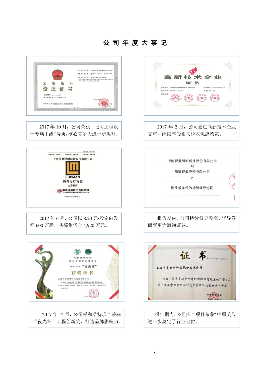 430662_2017_罗曼股份_2017年度报告_2018-04-15.pdf_第2页