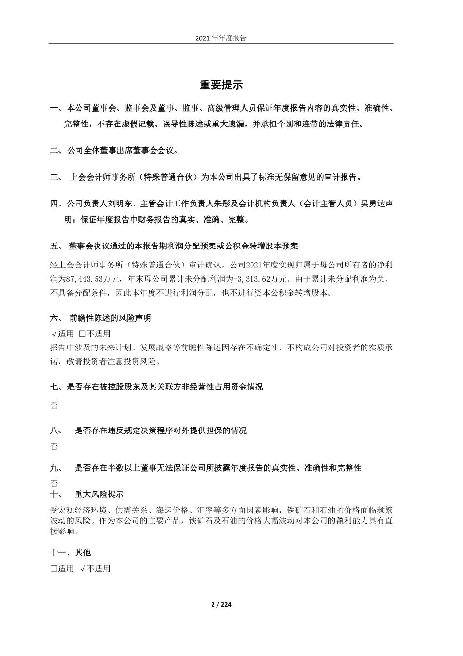 601969_2021_海南矿业_海南矿业股份有限公司2021年年度报告_2022-03-22.pdf_第2页