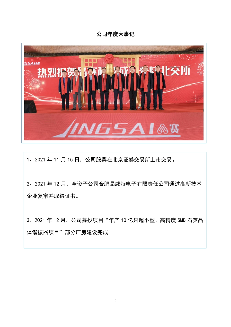 871981_2021_晶赛科技_2021年年度报告_2022-04-24.pdf_第2页