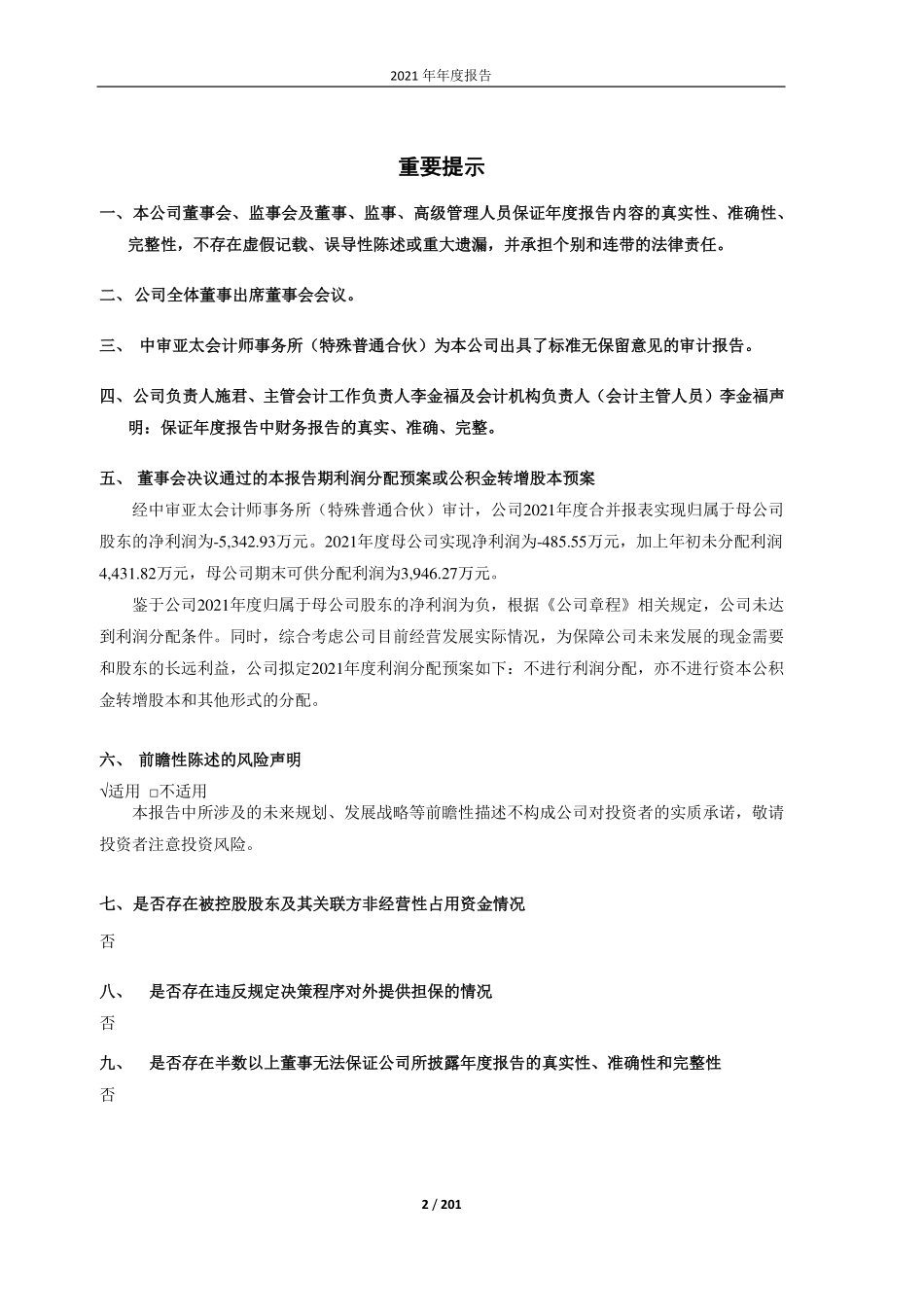 603991_2021_至正股份_至正股份2021年年度报告_2022-04-26.pdf_第2页