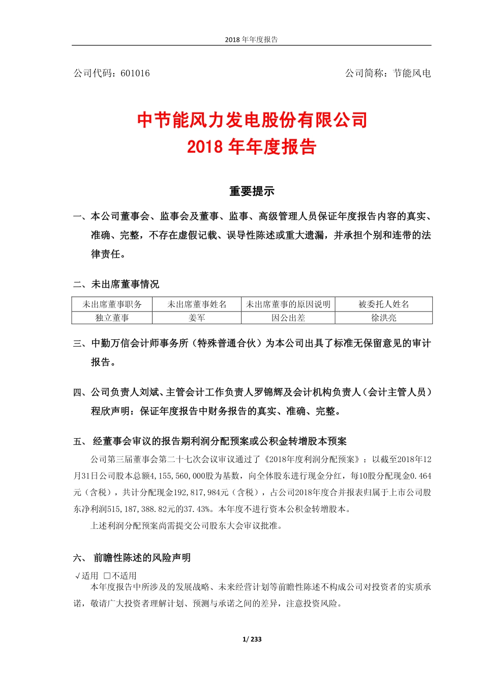 601016_2018_节能风电_2018年年度报告_2019-03-28.pdf_第2页