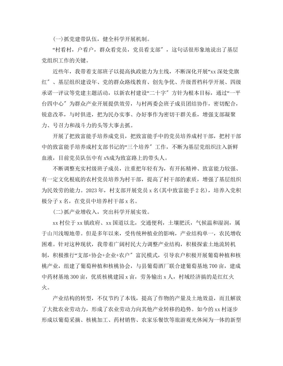 2023年村党支部书记个人工作总结2范文.docx_第2页