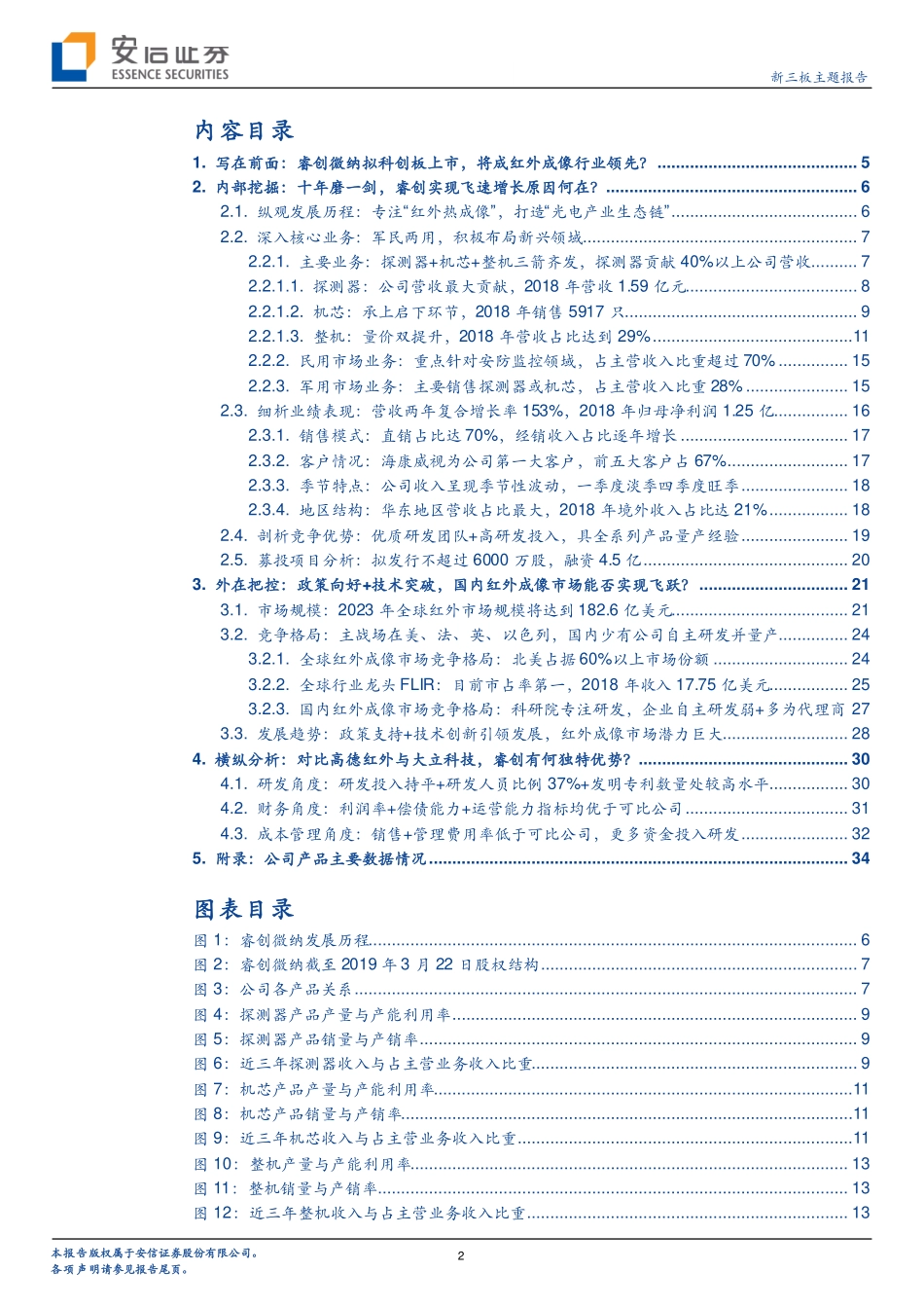 科创板受理公司巡礼系列之（三）：睿创微纳拟科创板上市将成红外成像行业领先？-20190416-安信证券-37页.pdf_第3页