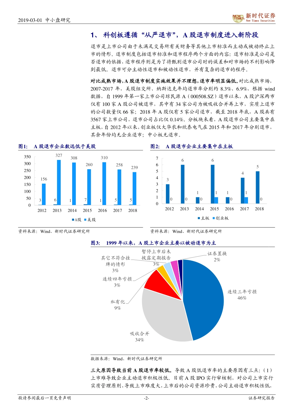 科创板和注册制系列六：科创板退市制度研究从严退市为注册制提供支持与补充-20190301-新时代证券-12页 (2).pdf_第3页