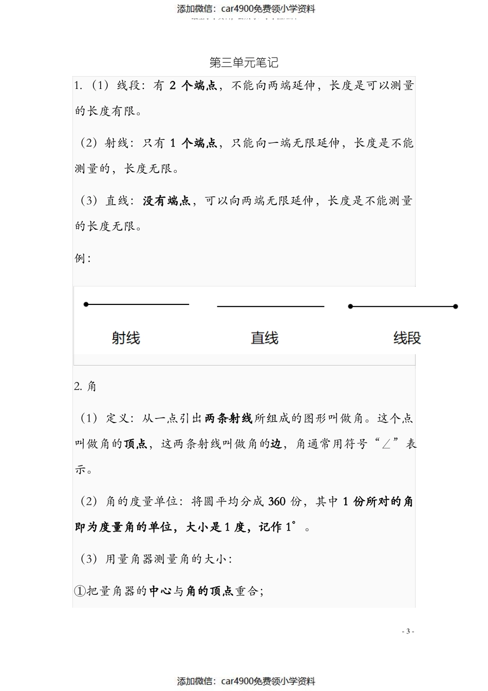 人教版四年级上册数学笔记(2019年10月更新)（）.pdf_第3页