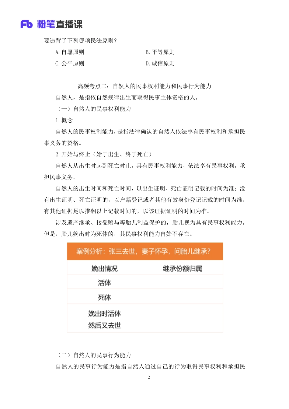 2022.08.01+民法典高频考点（上）+潘琪+（讲义%2B笔记）（2023常识专项全攻略）.pdf_第3页