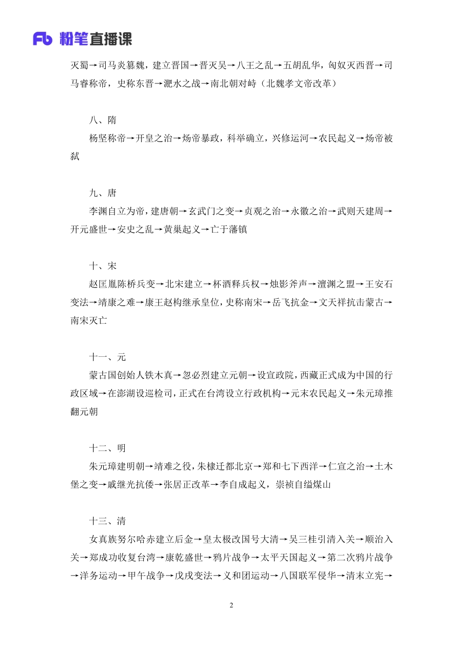 2020.08.26+中国历史事件排序+朱迪+（讲义+笔记）（常识高分专项课）.pdf_第3页