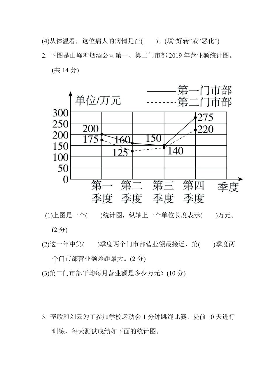 五年级下册数学苏教版周测培优卷3（含答案）.pdf_第3页
