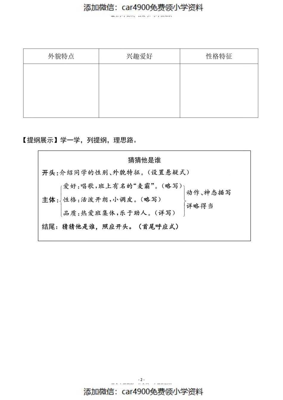 三（上）《第1单元 习作指导》一课一练（）.pdf_第2页