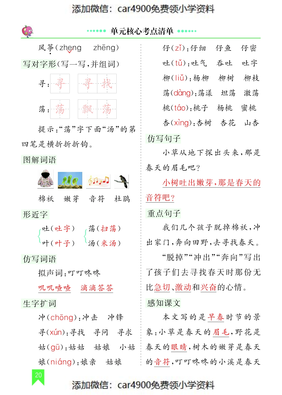 第一单元核心考点清单（）（）.pdf_第2页