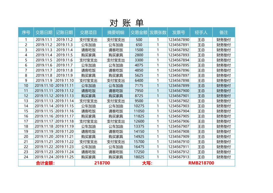 对账单.xlsx_第1页