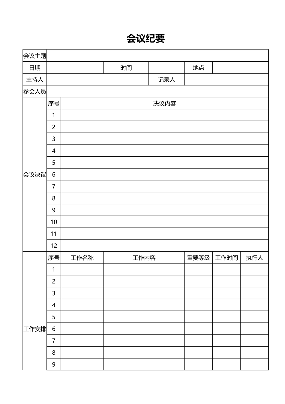 会议纪要4.xlsx_第1页
