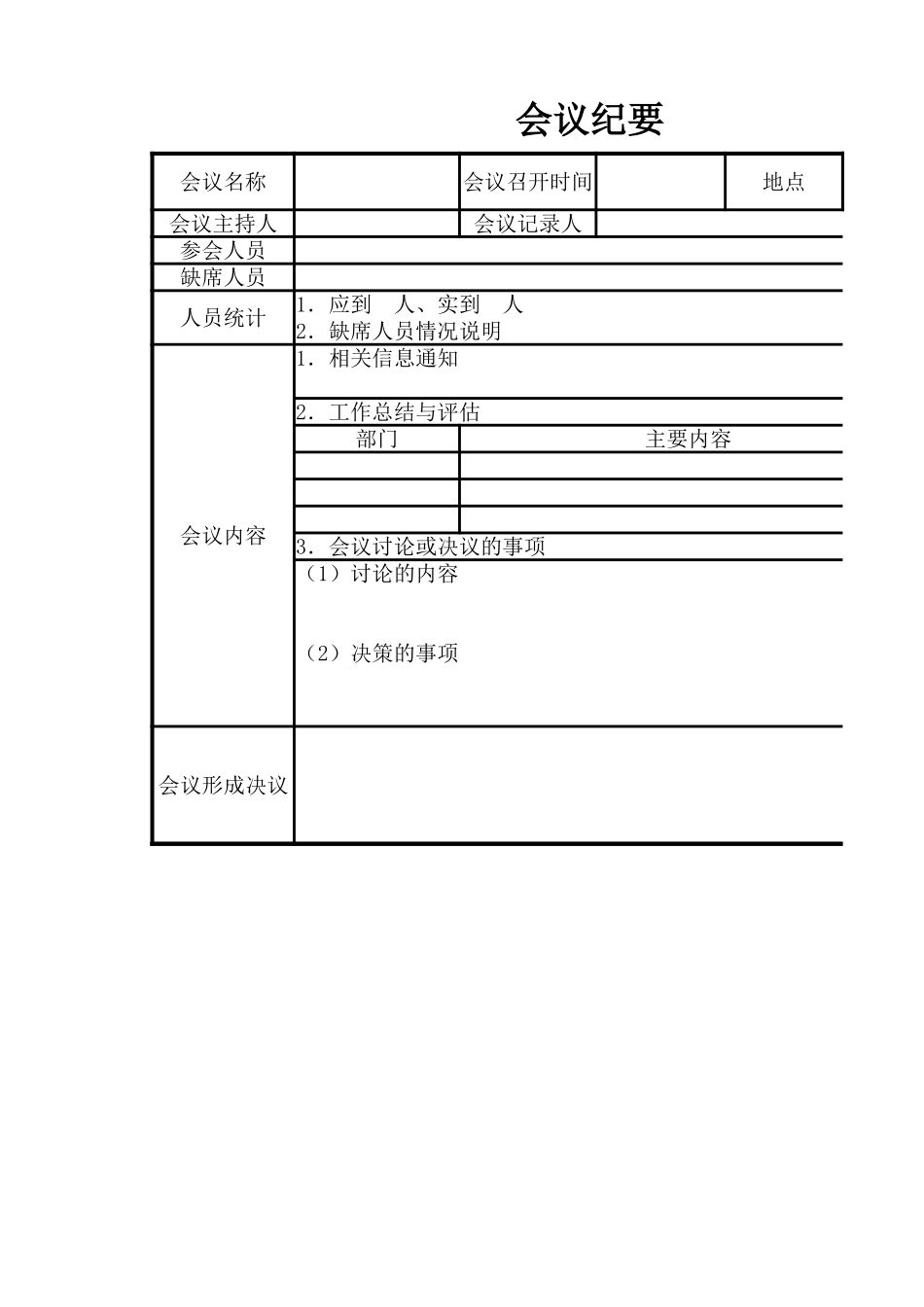 会议纪要.xlsx_第1页