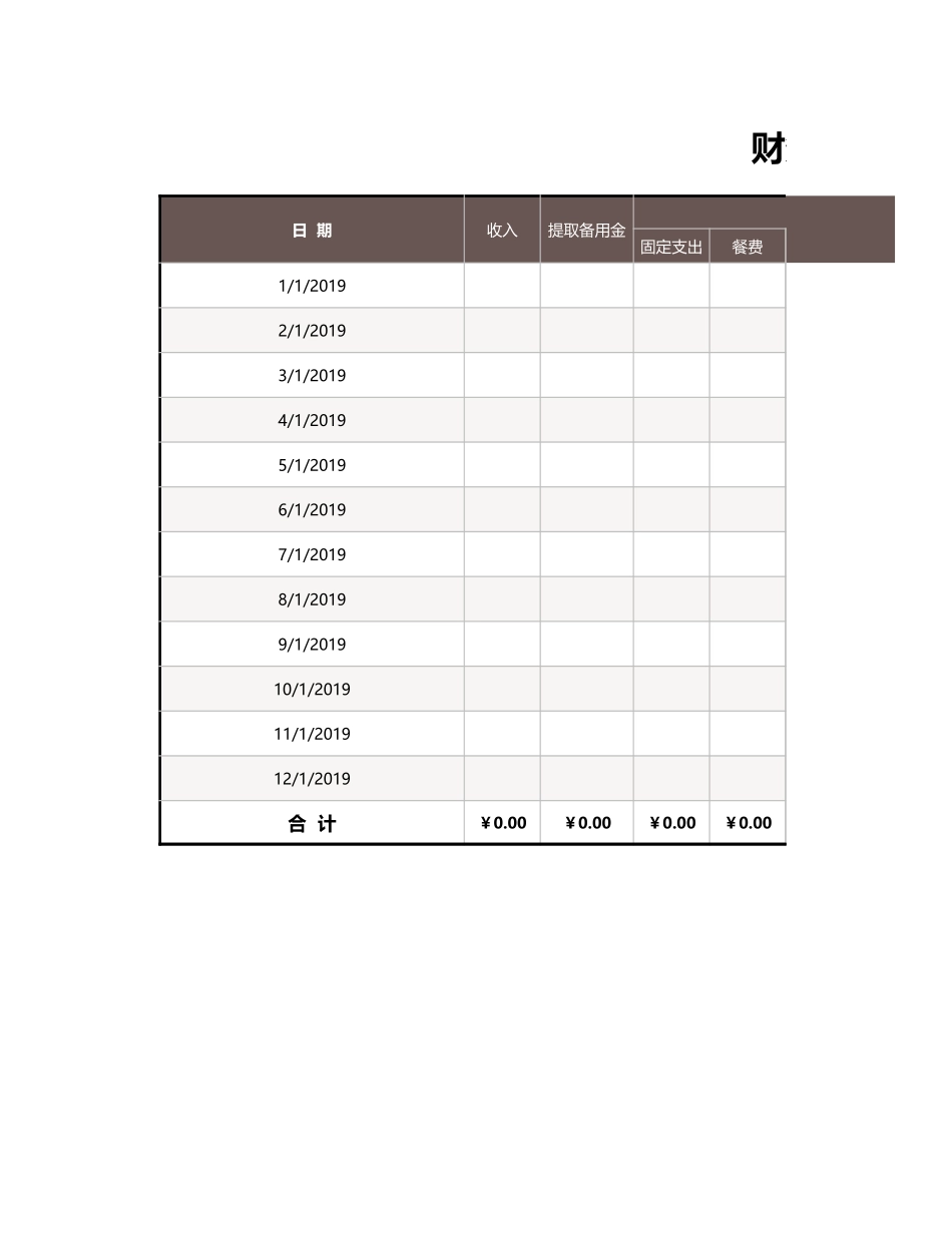 财务支出表-自动计算.xlsx_第1页