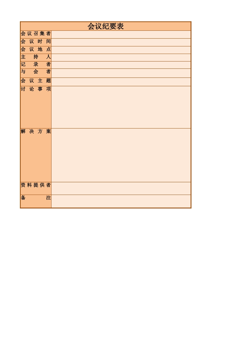 会议纪要表2.xlsx_第1页