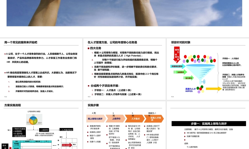 方案：关键岗位人才盘点与发展.pptx