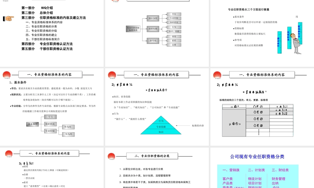 华为任职资格全套(HR版).ppt