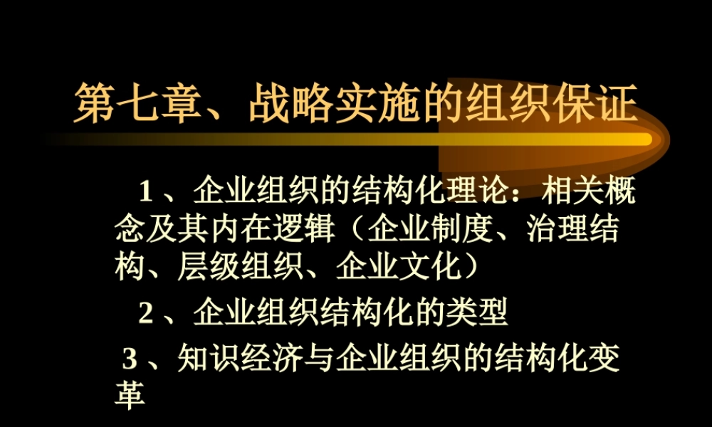 华盈恒信—金德精密—战略培训-公司治理.PPT.PPT