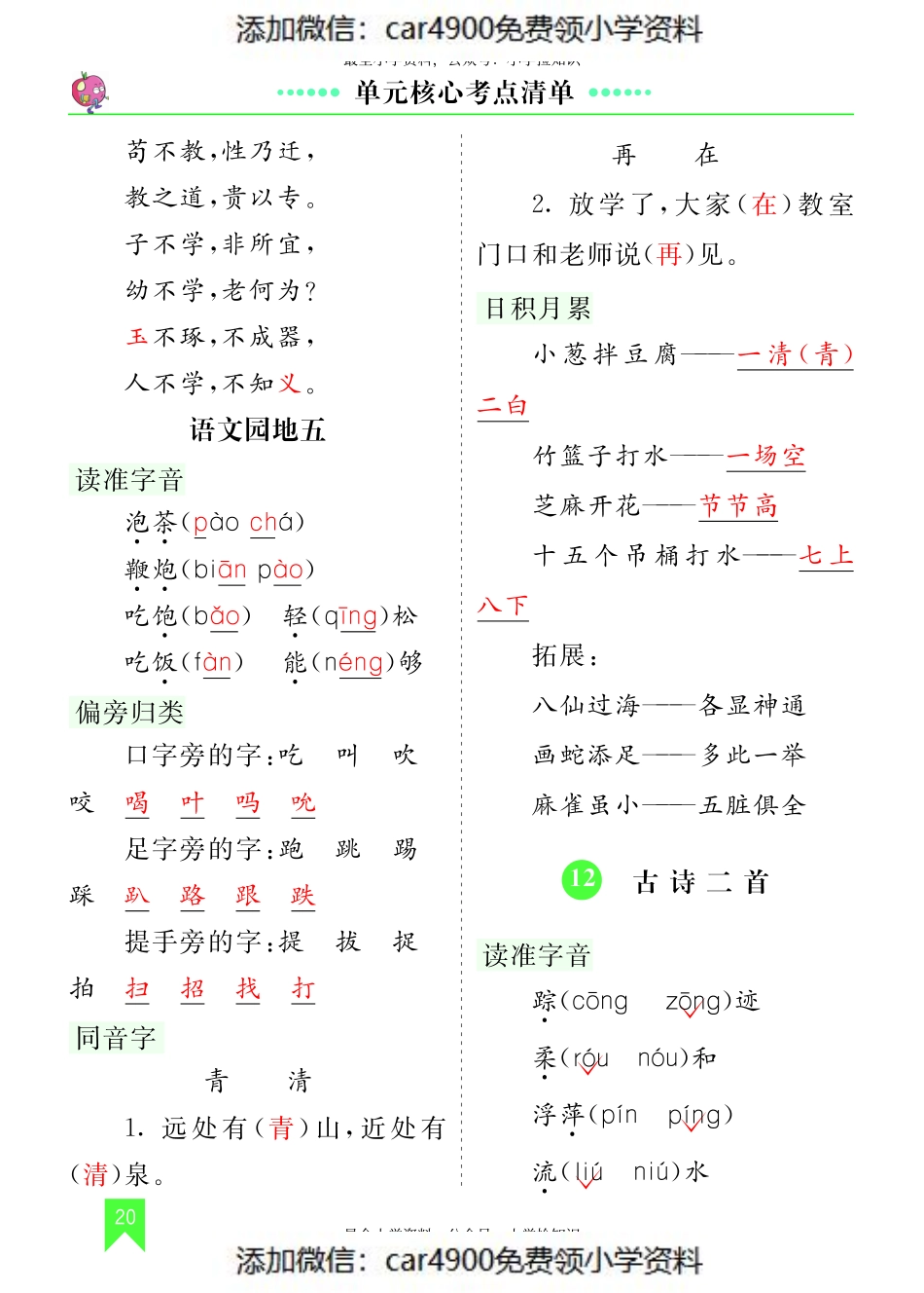 第六单元核心考点清单.pdf_第1页