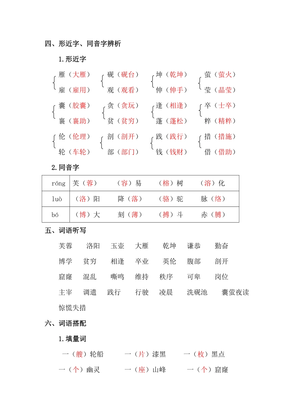 复习资料丨部编版四年级下第七单元复习重点.pdf_第2页
