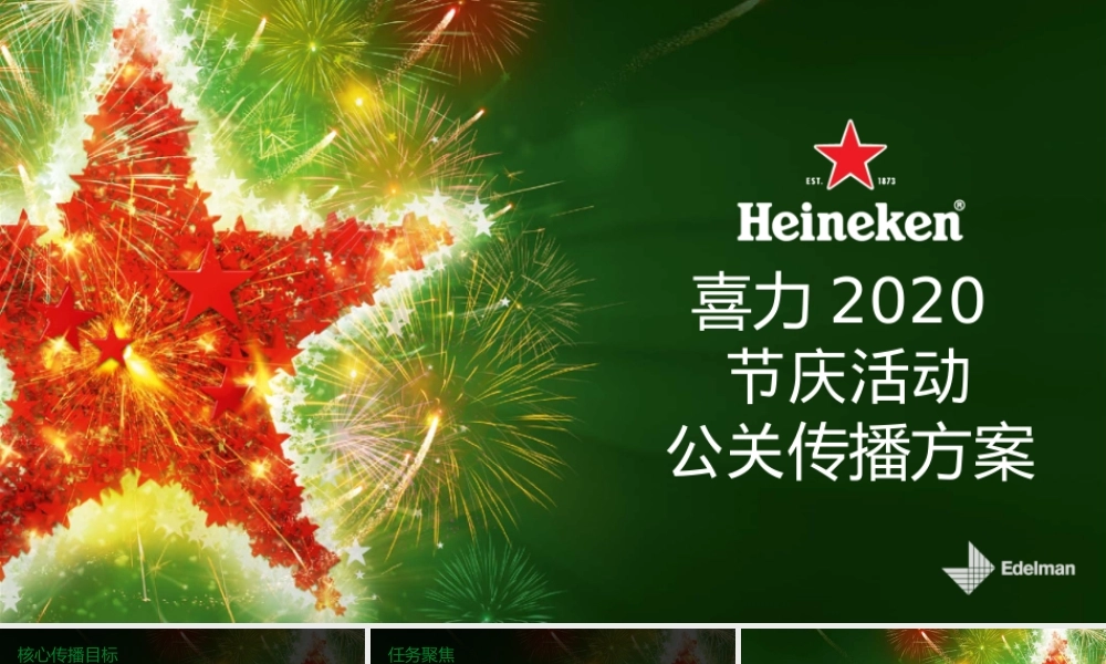 【爱德曼国际公关】喜力节庆活动公关传播方案.pptx