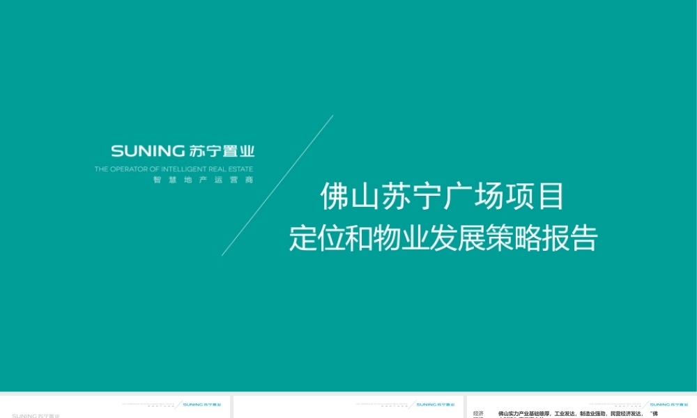 23.佛山苏宁广场定位和物业发展建议-合富辉煌出品.pptx