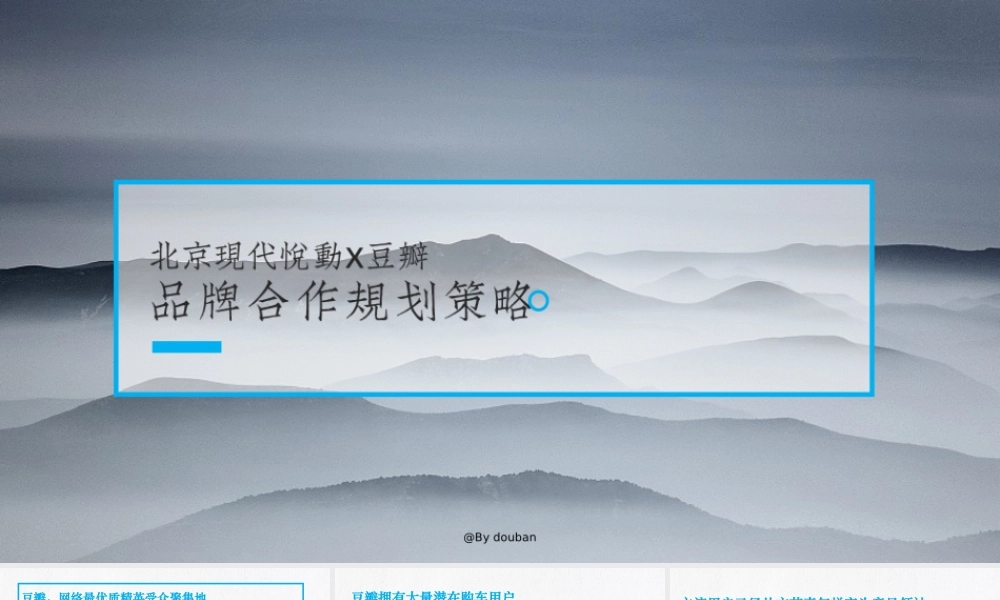 19.北京现代悦动X豆瓣战略合作规划策略.pptx