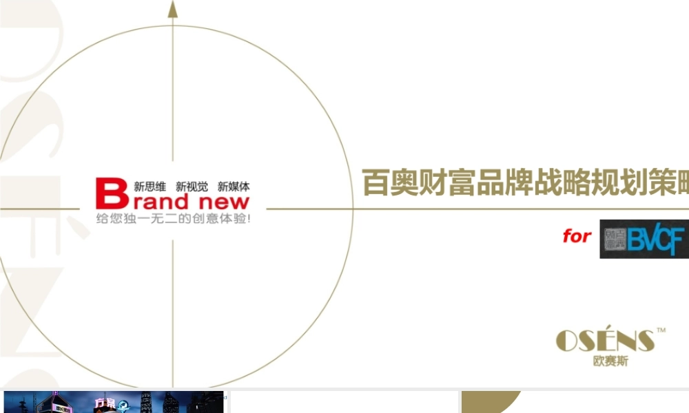 42.欧赛斯百奥财富品牌战略规划思路方案.ppt