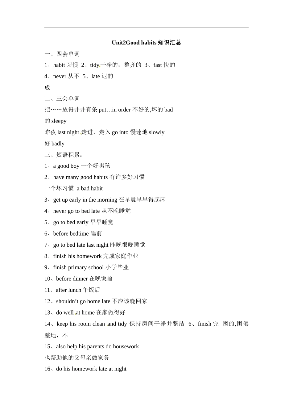 六（下）译林版英语：Unit 2知识点.docx_第1页