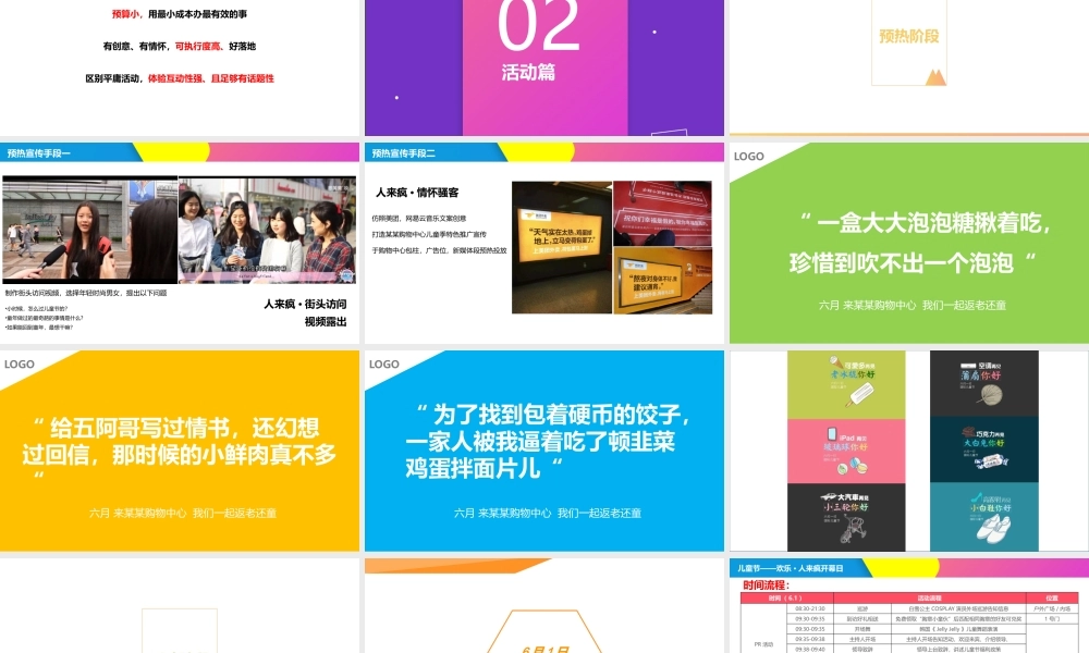 28.2021购物中心六月份儿童季主题活动策划方案.pptx