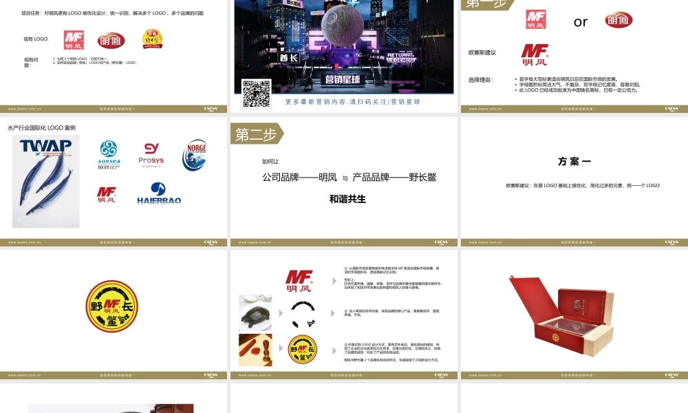 35.明凤 logo设计方案MF.ppt