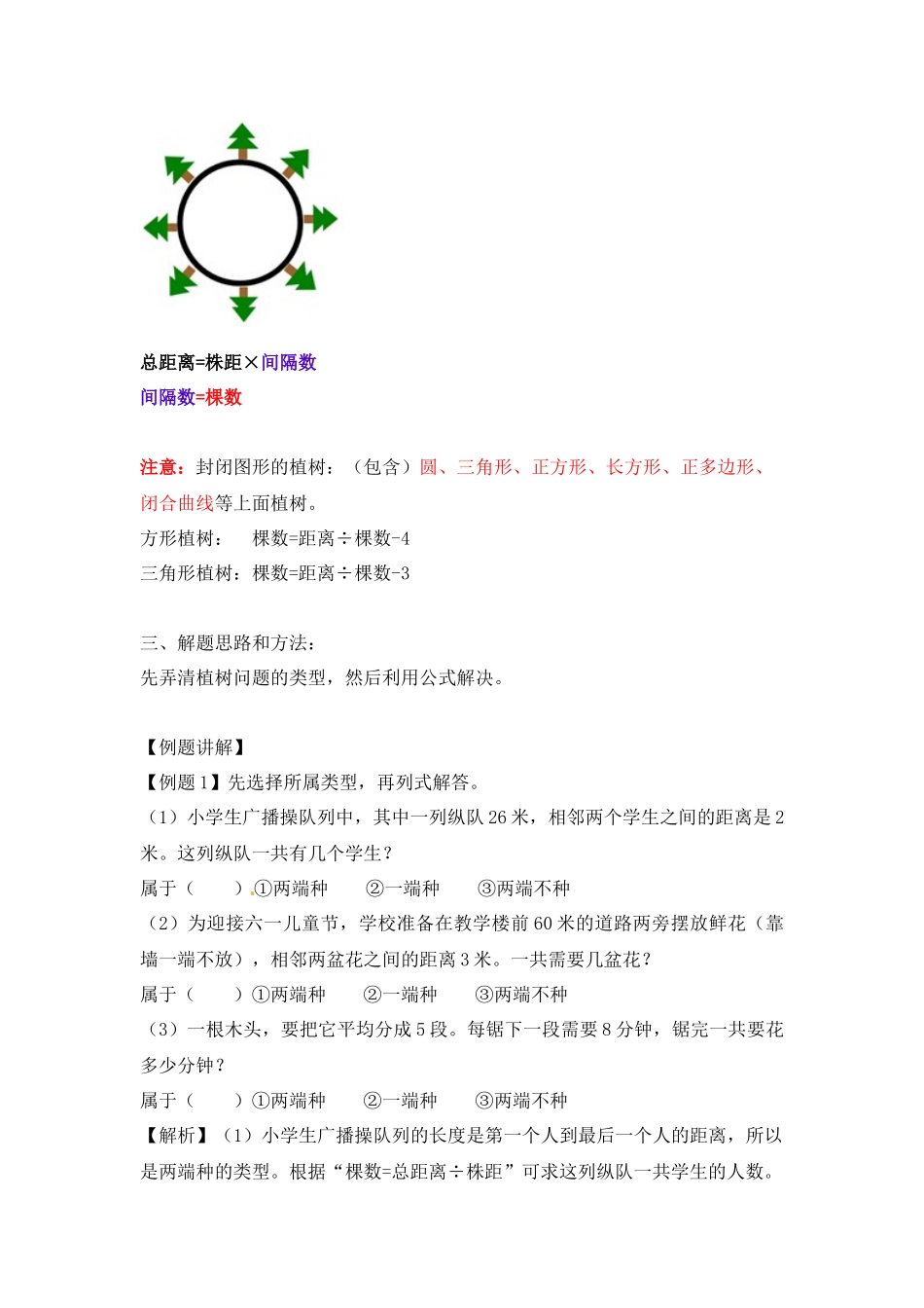 五（上）数学应用题及解析-类型4植树问题17页.docx_第2页