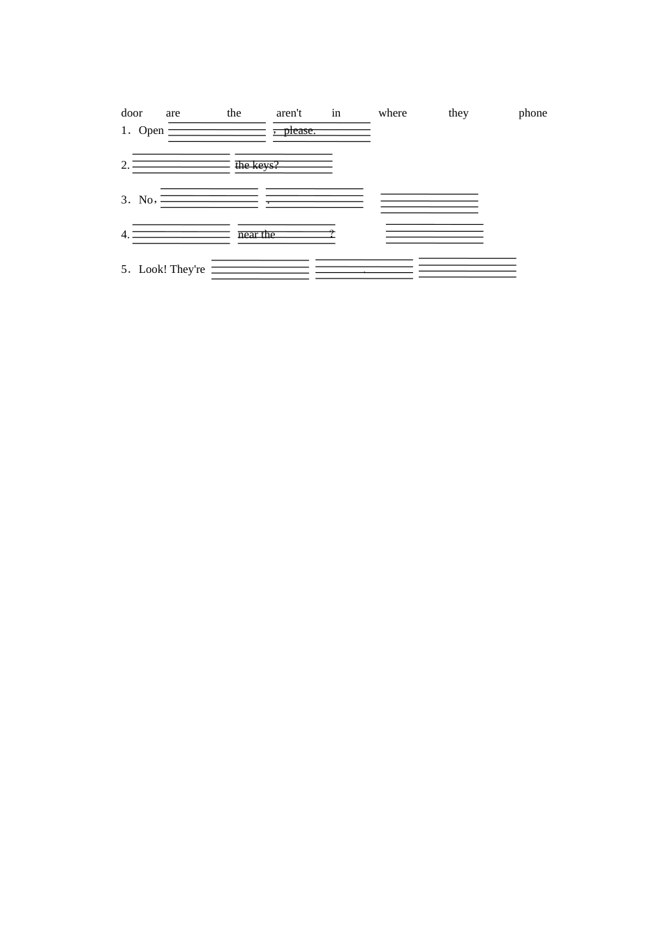 课时测评Unit4 My Home-PartB练习及答案 (2).doc_第2页