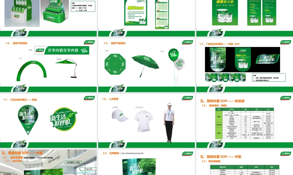 72.三棵树西南大区鲜呼吸CP终端活动物料设计.pptx