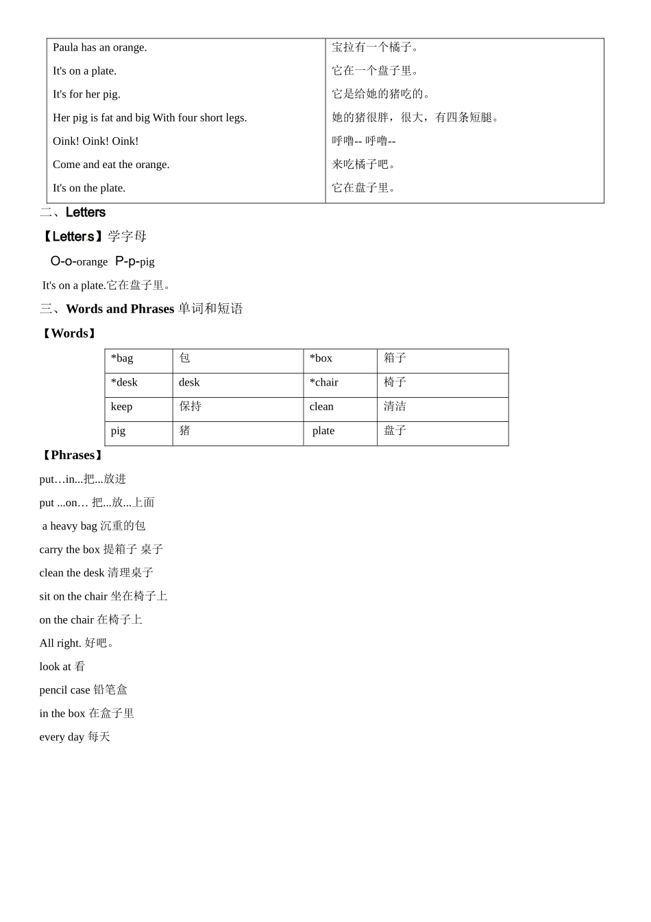 二年级上册英语辅导及作业-m3 unit 2in my room a∣牛津上海版（一起）（含答案）.doc_第2页