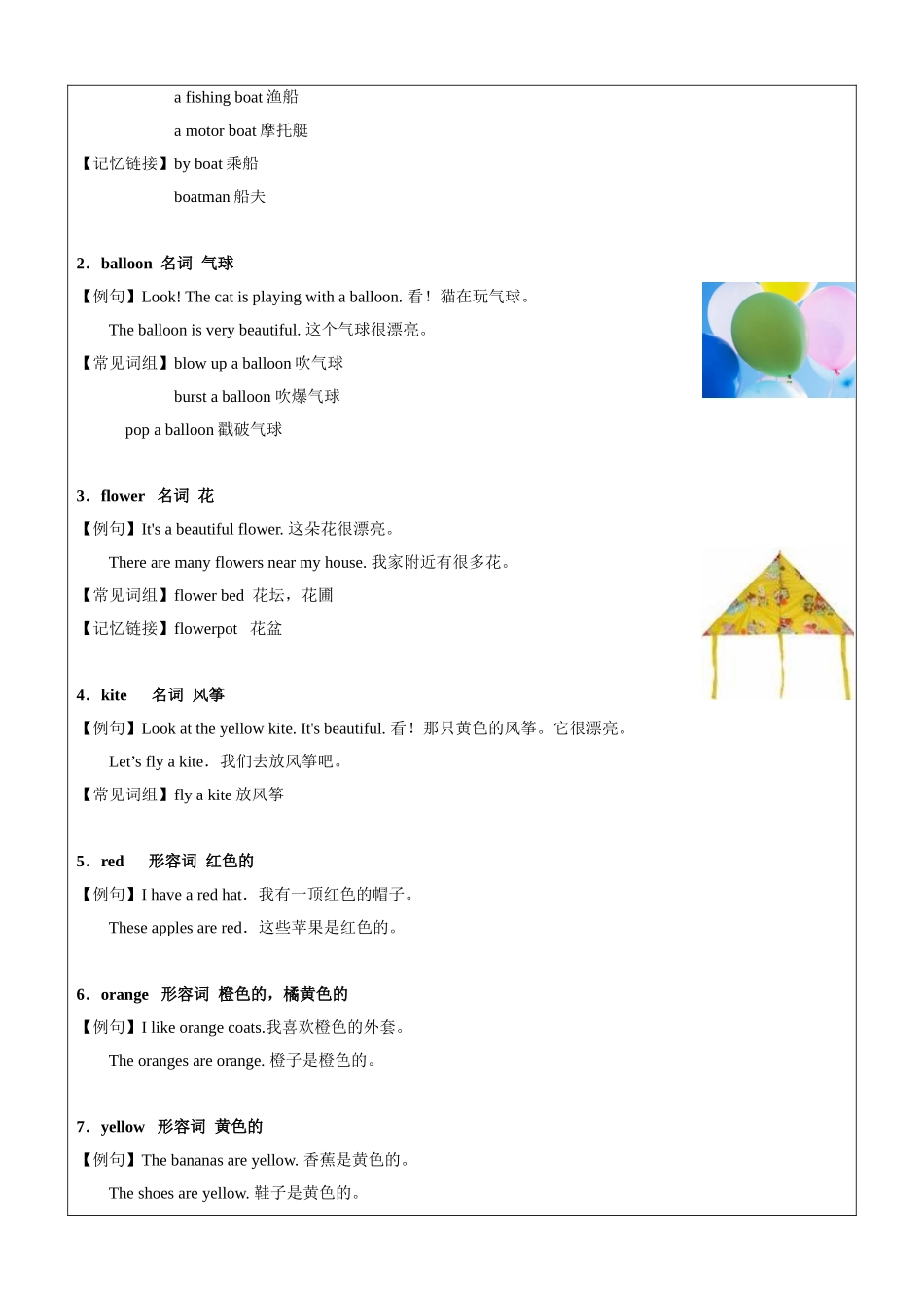 牛津英语-三年级-第10讲-M3U3重点词汇句型语法复习 学生版.docx_第2页