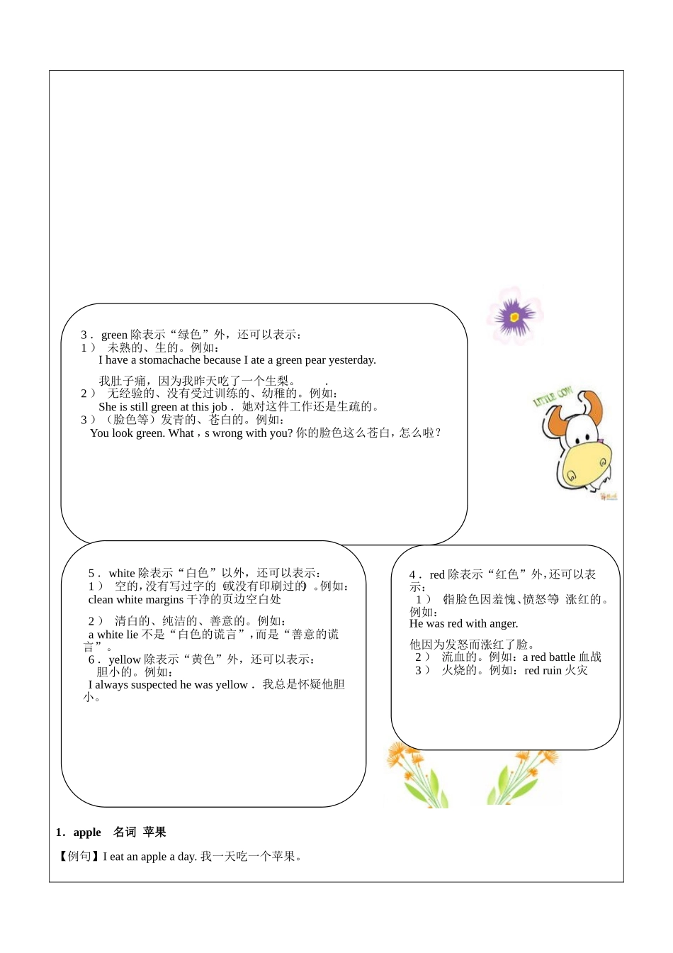 牛津英语-三年级-第9讲-M3U2重点词汇句型语法复习 学生版.docx_第3页