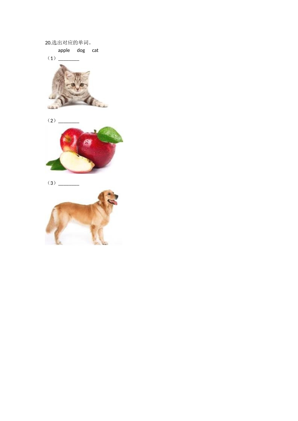 Unit 2 How are you（同步练习）-2021-2022学年三年级英语上册-沪教牛津版（深圳用）（含答案）.doc_第3页