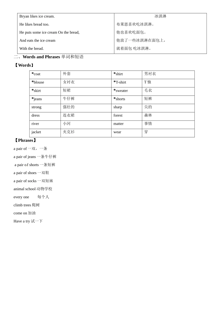 四年级上册英语辅导及作业-m2 unit 3 i have a friend a∣牛津上海版（一起）（含答案）.doc_第2页