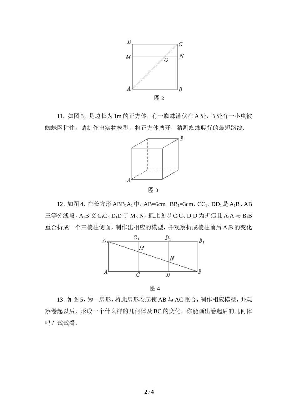 《展开与折叠》同步练习2.doc_第2页