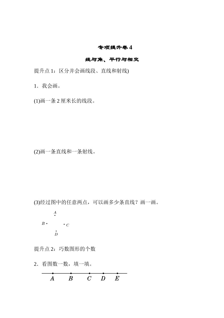 专项提升卷(4) .docx_第1页