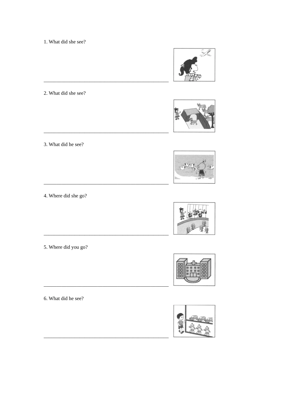 外研版小学英语（一年级起点）四年级上册【同步练习】Module 9 Unit 2.docx_第3页