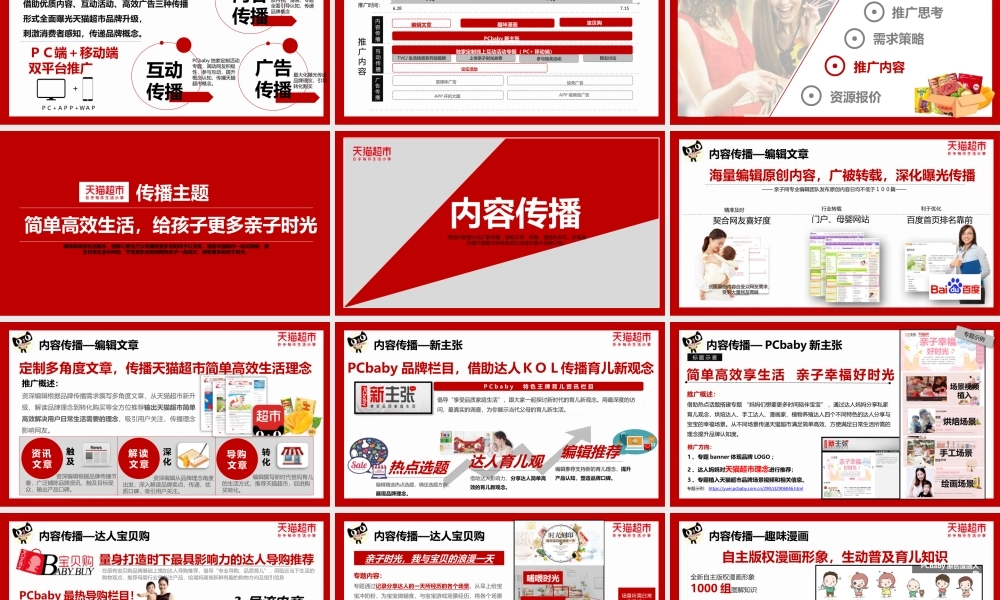 159.【PCbaby】天猫超市策划合作推广方案.pptx